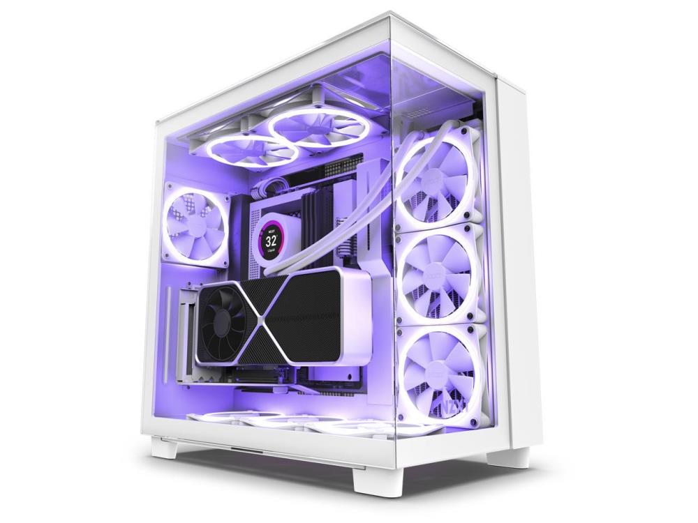 Case NZXT H9 Elite MidiTower Case product features Transparent panel Not included ATX MicroATX MiniITX Colour White CM-H91EW-01