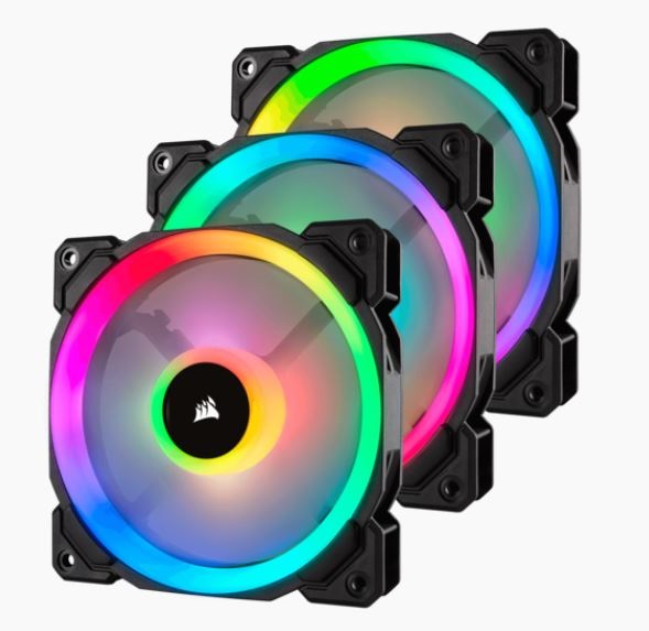 CORSAIR Fan LL140 RGB 120mm 3 pack