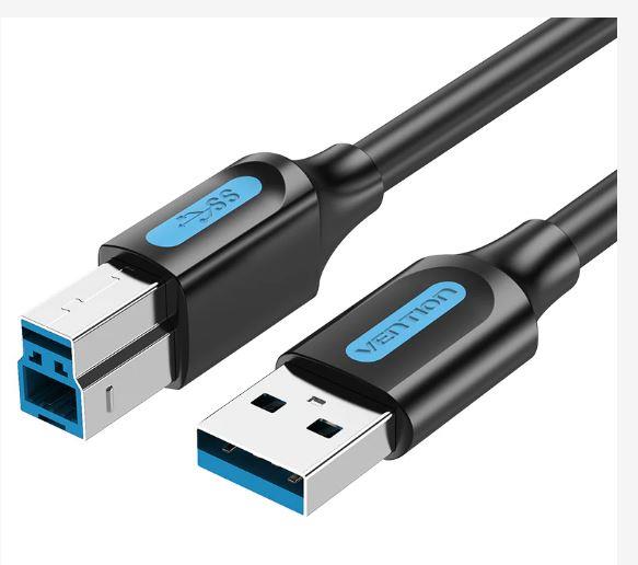 CABLE USB3 0 MALE TO MALE 3M BLACK COOBI VENTION