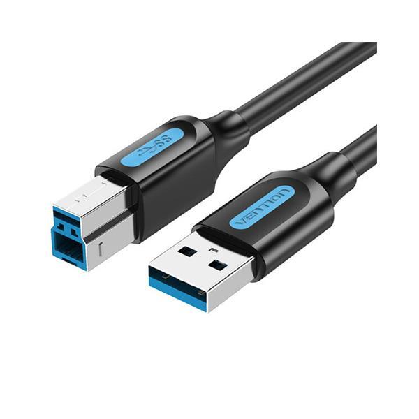 CABLE USB2 0 MALE TO MALE 3M BLACK COQBI VENTION