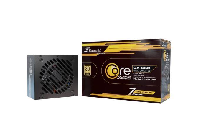 Power Supply SEASONIC CORE GX ATX 3 1 650 Watts Efficiency 80 PLUS GOLD MTBF 100000 hours COREGX-650
