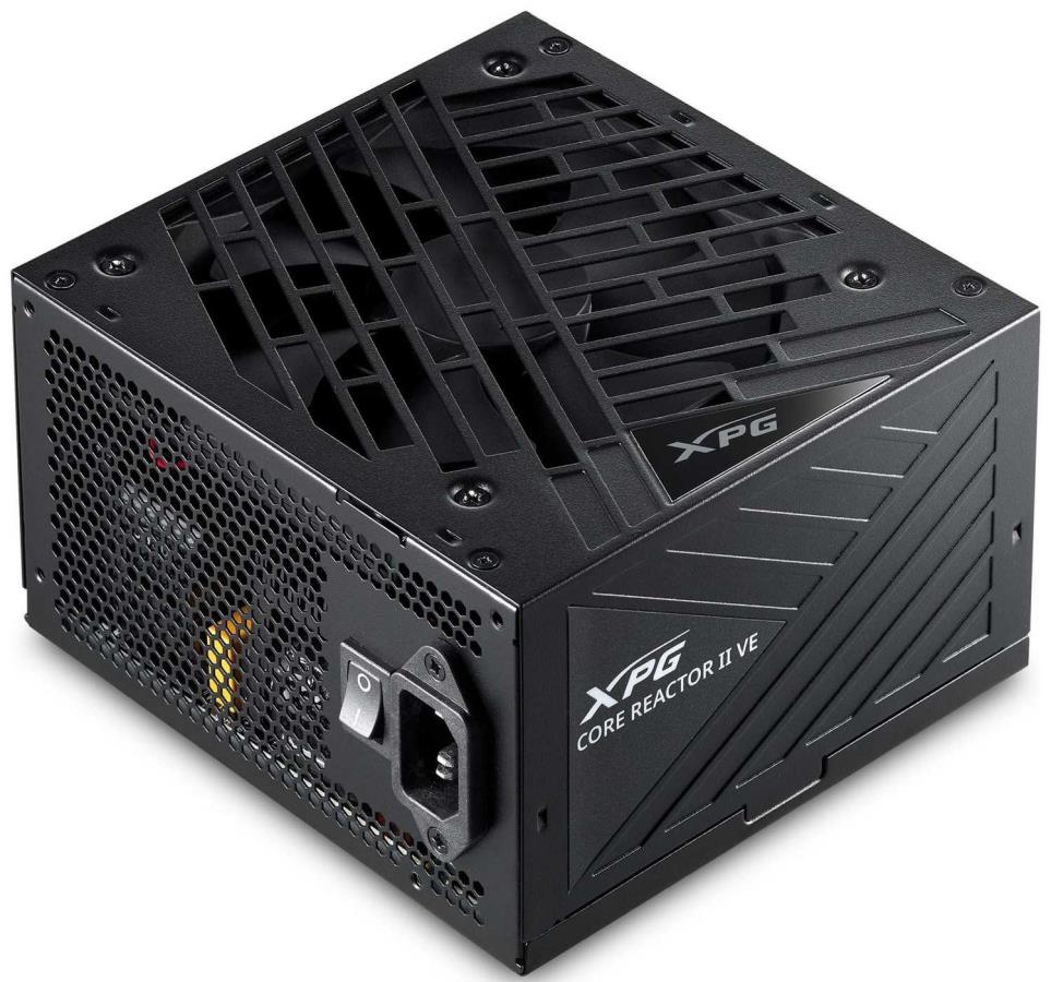 Power Supply ADATA CORE REACTOR II VE 750 Watts Efficiency 80 PLUS GOLD PFC Active MTBF 100000 hours COREREACTORIIVE750G-BKCEU