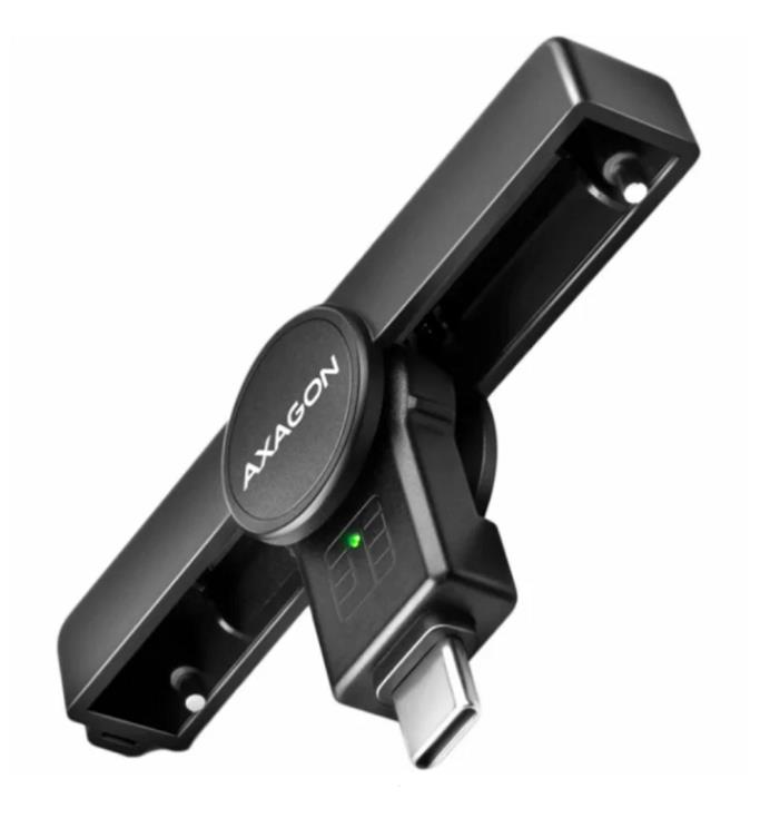 CARD READER POCKET SMARTCARD USB-C CRE-SMPC AXAGON