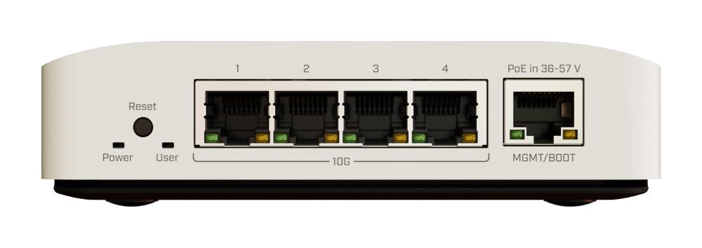 Switch MIKROTIK 1x10Base-T   100Base-TX   1000Base-T 4x10GbE PoE ports 1 CRS304-4XG-IN