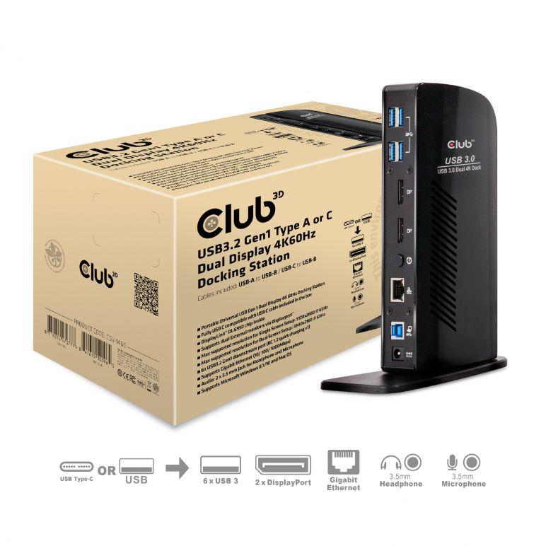 NB ACC DOCKING STATION USB CSV-1460 CLUB3D