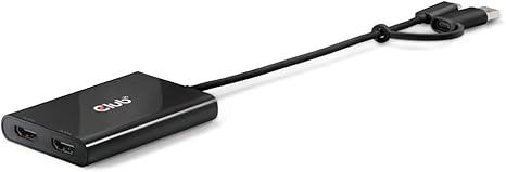 I O ADAPTER USB-C TO HDMI DUAL CSV-1475 CLUB3D
