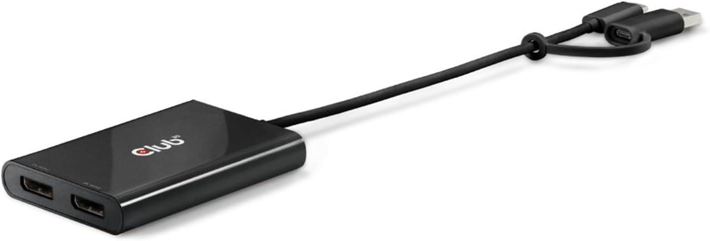 I O ADAPTER USB-C TO DP DUAL CSV-1478 CLUB3D