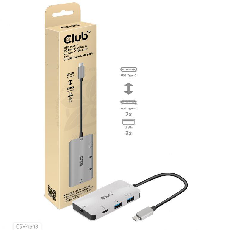 I O HUB USB-C PD CHARGING CSV-1543 CLUB3D