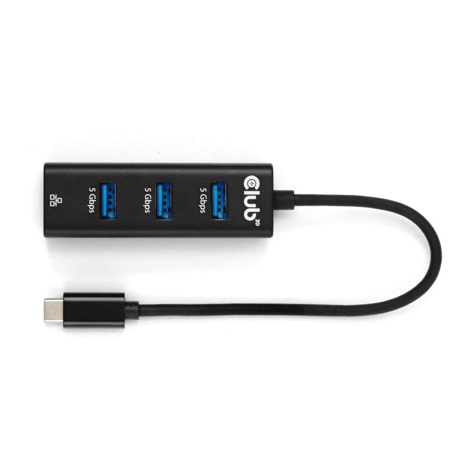 I O HUB USB-C 3PORT CSV-1549 CLUB3D