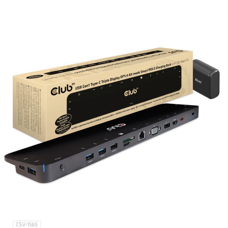 NB ACC DOCKING STATION USB-C 100W CSV-1565 CLUB3D