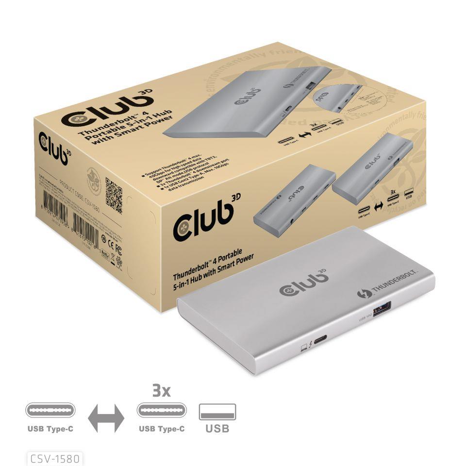 I O HUB 5IN1 THUNDERBOLT CSV-1580 CLUB3D