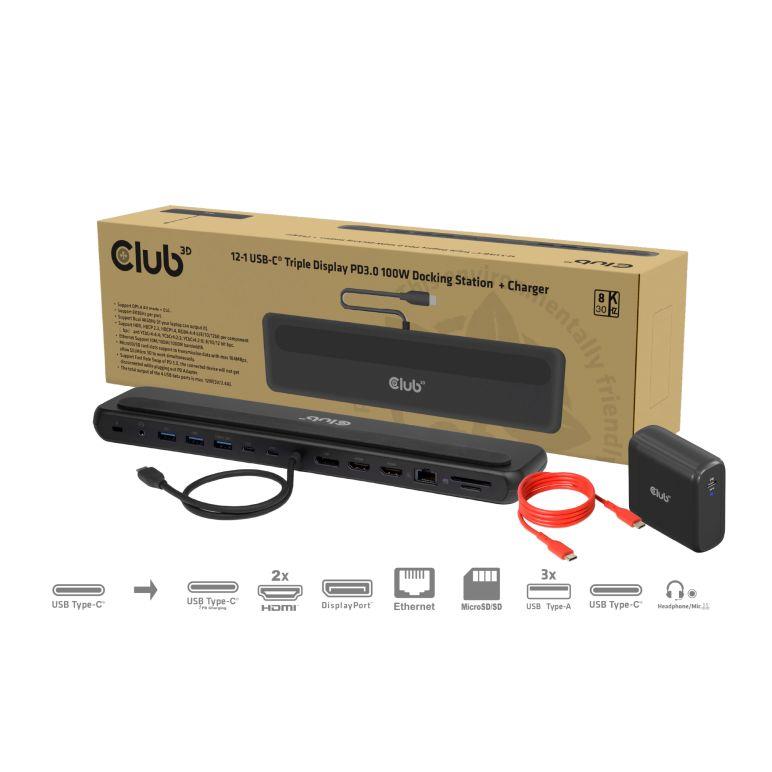 NB ACC DOCKING STATION 12IN1 USB-C 100W CSV-2541 CLUB3D