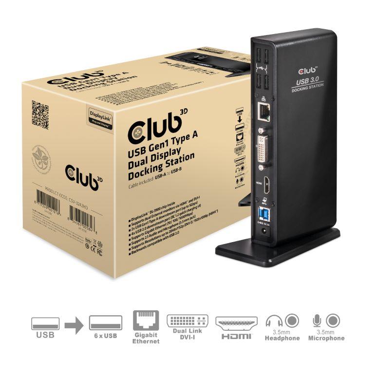 CLUB 3D DOCK STATION