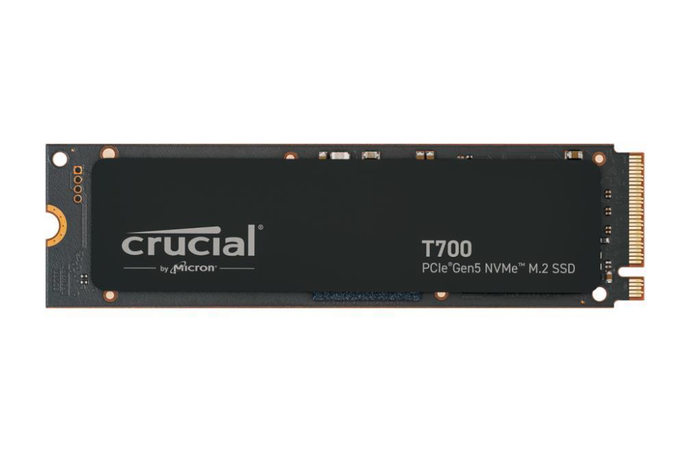 SSD CRUCIAL T700 1TB M 2 PCIe Gen5 NVMe TLC Write speed 9500 MBytes sec Read speed 11700 MBytes sec TBW 600 TB CT1000T700SSD3