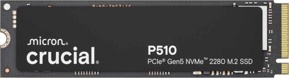SSD CRUCIAL P510 2TB M 2 PCIe Gen5 NVMe TLC Write speed 8700 MBytes sec Read speed 10000 MBytes sec TBW 1200 TB CT2000P510SSD8