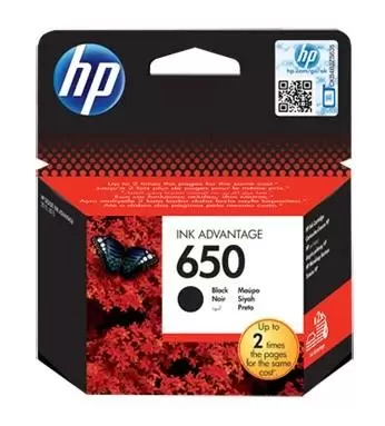 INK CARTRIDGE BLACK NO.650 6.5ML CZ101AE HP