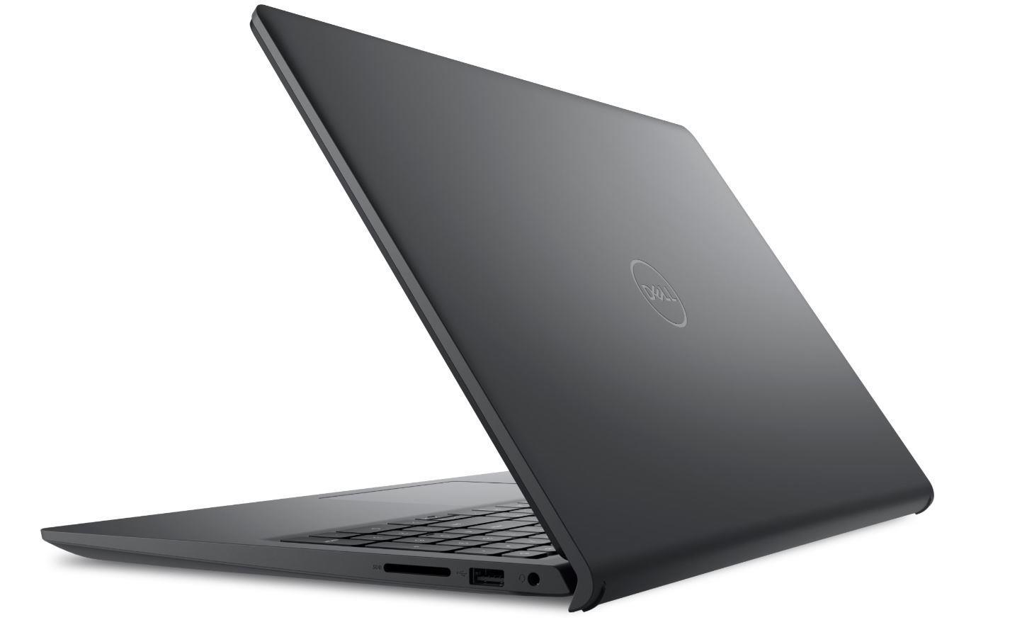 Notebook DELL DC15255 CPU  AMD Ryzen 3 7320U 2400 MHz 15 6   1920x1080 RAM 8GB DDR5 5500 MHz SSD 512GB AMD Radeon 610M Integrated ENG Card Reader SD Ubuntu Black 1 9 kg DC15255 MDO 851 UBU