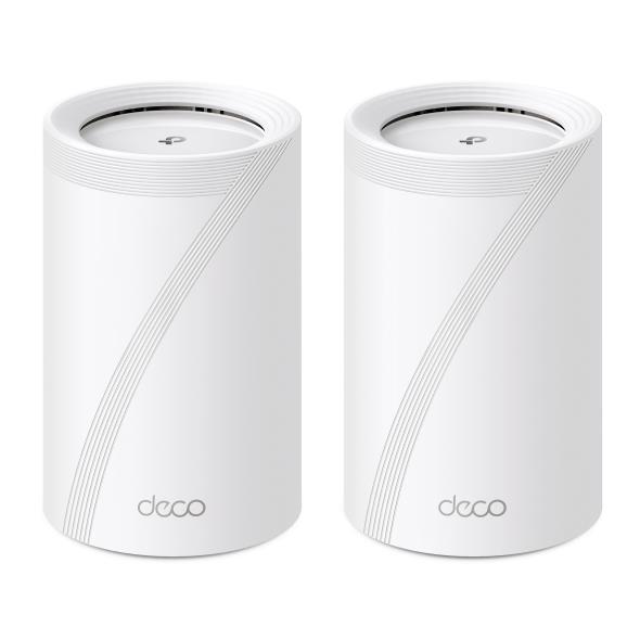 Wireless Router TP-LINK Wireless Access Point   Router 2-pack 9300 Mbps Mesh Wi-Fi 7 USB 3 0 4x2 5GbE LAN    WAN ports 4 Number of antennas 4 DECOBE65 2-PACK 
