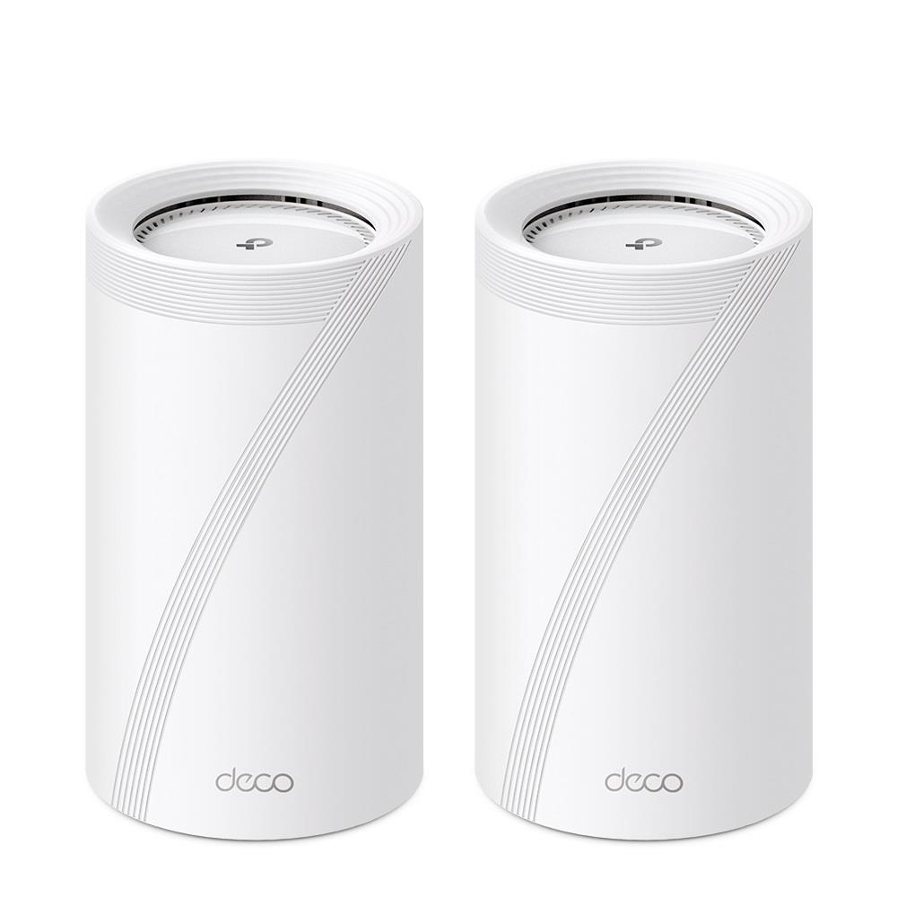 Wireless Router TP-LINK Wireless Router 19000 Mbps Mesh Wi-Fi 7 2x2 5GbE 1x10GbE 1xSPF  DHCP DECOBE85 2-PACK 