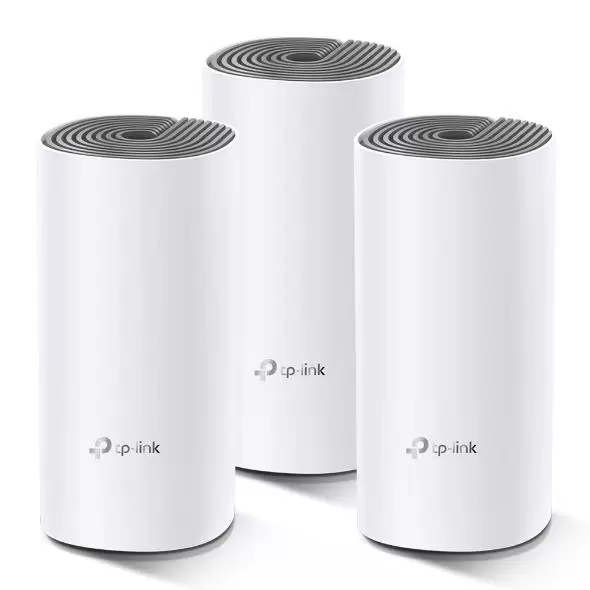 Wireless Router TP-LINK Wireless Router 3-pack 1167 Mbps Mesh IEEE 802 11ac LAN    WAN ports 2 Number of antennas 2 DECOE4 3-PACK 