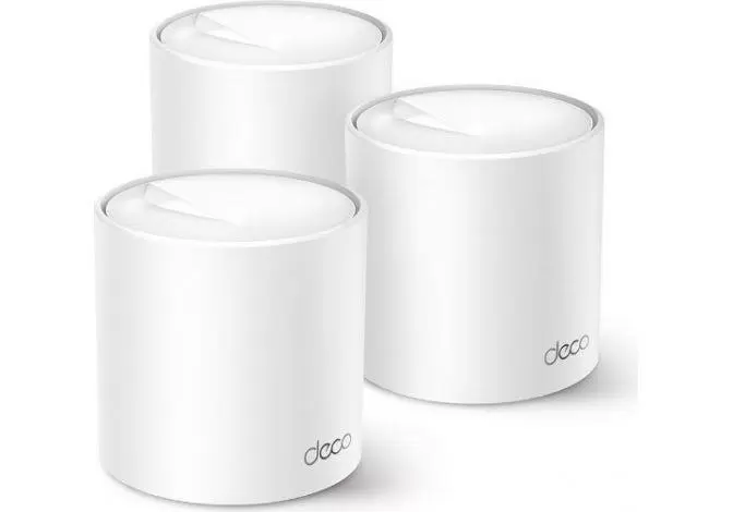 Wireless Router TP-LINK Wireless Router 3-pack 2900 Mbps Mesh Wi-Fi 6 3x10 100 1000M Number of antennas 2 DECOX50 3-PACK 