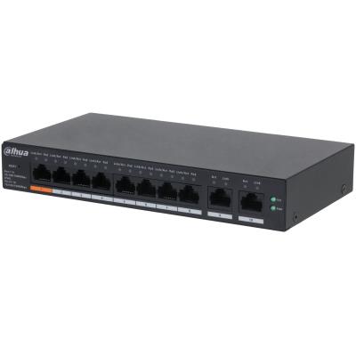 Switch DAHUA CS4010-8GT-60 Switch type Managed Switch layer L2 Form factor Desktop Wall-Mounting 10xRJ-45 ports RJ-45 Ports Type Gigabit Ethernet  10 100 1000  Power over Ethernet  PoE  Yes 8xPower over Ethernet  PoE  ports quantity Total Power over Ethernet  PoE  budget 60 W CS4010-8GT-60