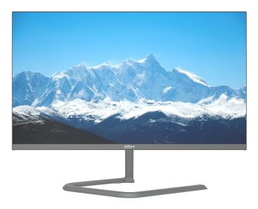 LCD Monitor DAHUA 23 8    1920 x 1080 pixels Full HD Native aspect ratio 16 9 LED Flat DHI-LM24-C201P
