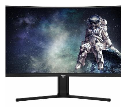 LCD Monitor DAHUA 31 5    2560 x 1440 pixels Quad HD Native aspect ratio 16 9 LCD Curved DHI-LM32-E330CA