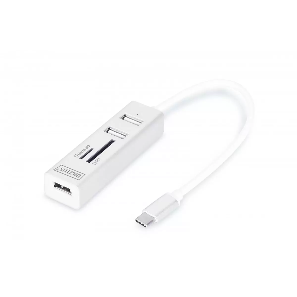 DIGITUS USB 2.0 HUB with Cardreader
