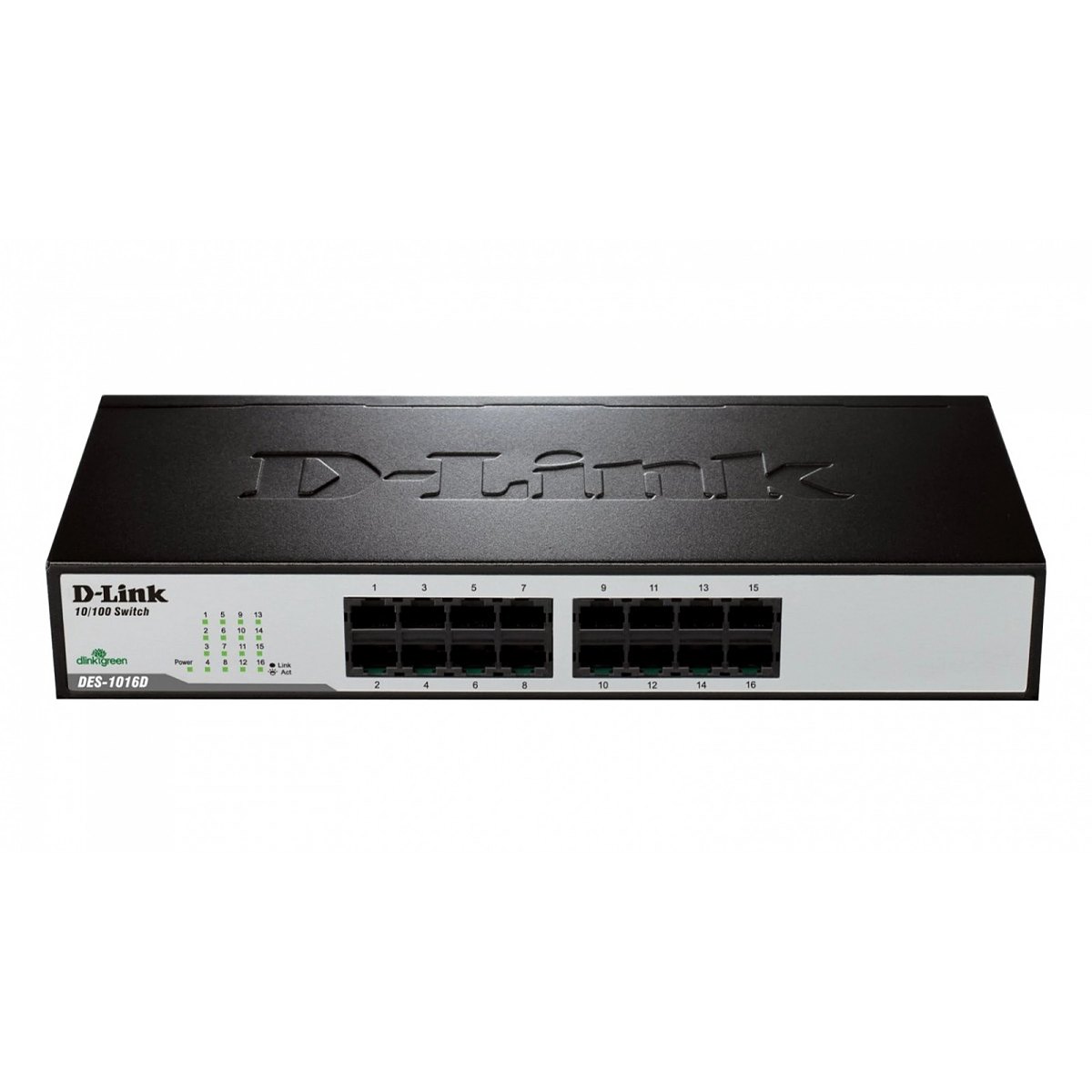 D-LINK 16xRJ45 10 100 unmanaged Switch