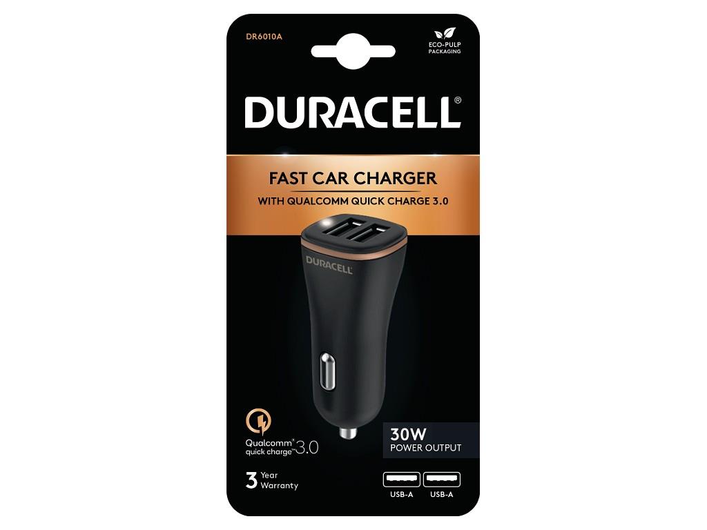MOBILE CHARGER CAR USB 2P DR6010A DURACELL