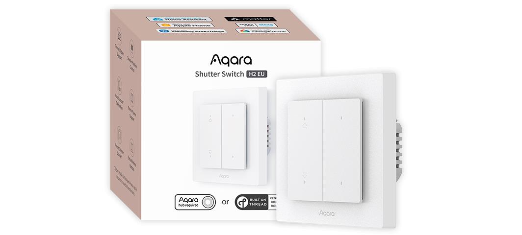 SMART HOME SHUTTER SWITCH H2 DS-K02D AQARA
