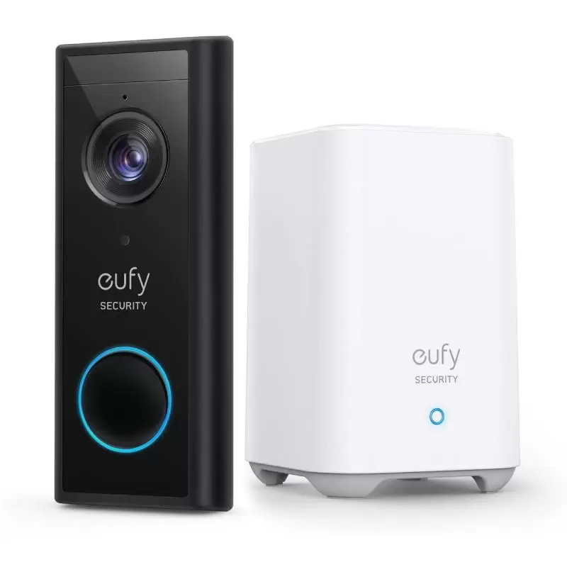 ENTRY PANEL VIDEO DOORBELL 2K BLACK E82101W4 EUFY