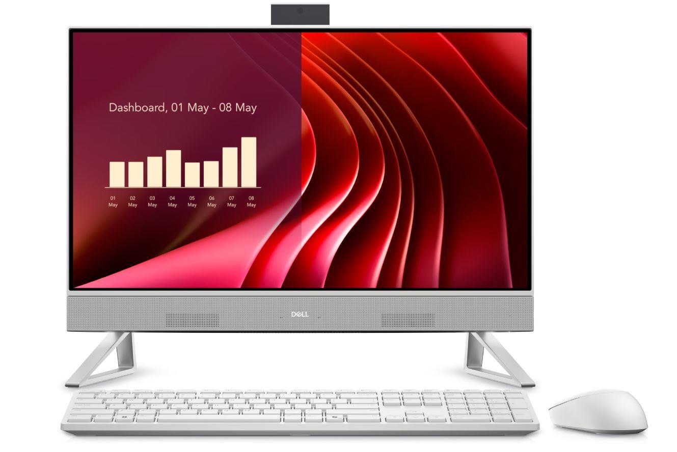 Monoblock PC DELL EC24250 Business All in One CPU Core i5 i5-1334U 1300 MHz Screen 23 8   RAM 16GB DDR5 5200 MHz SSD 512GB Graphics card Intel Iris Xe Integrated ENG Windows 11 Pro Colour White Included Accessories Dell Pro Keyboard and Mouse - KM5221W - US International  QWERTY  EC24250 RPLU-R 007