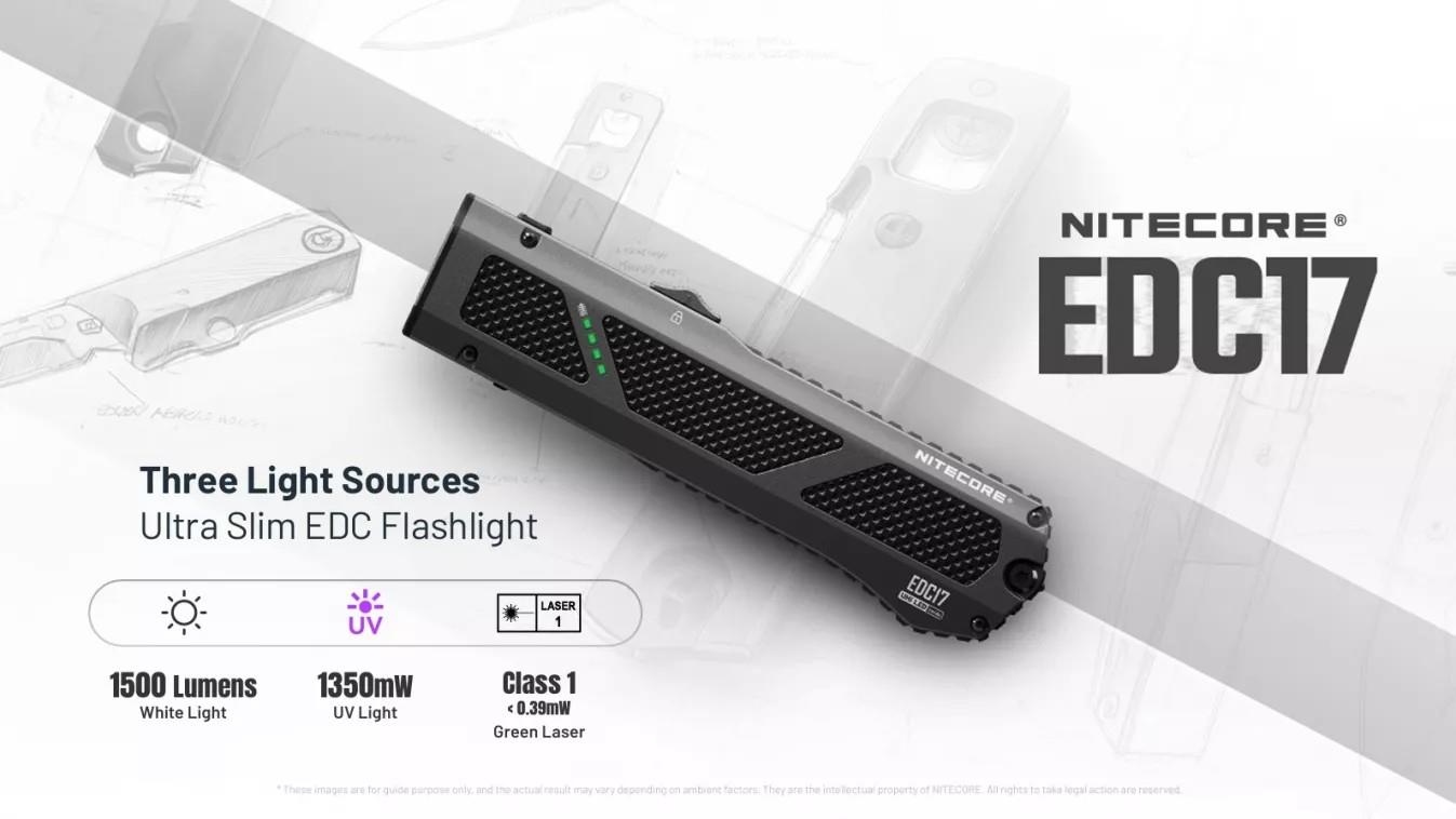 FLASHLIGHT EDC SERIES EDC17 EU  CLASS 1  NITECORE