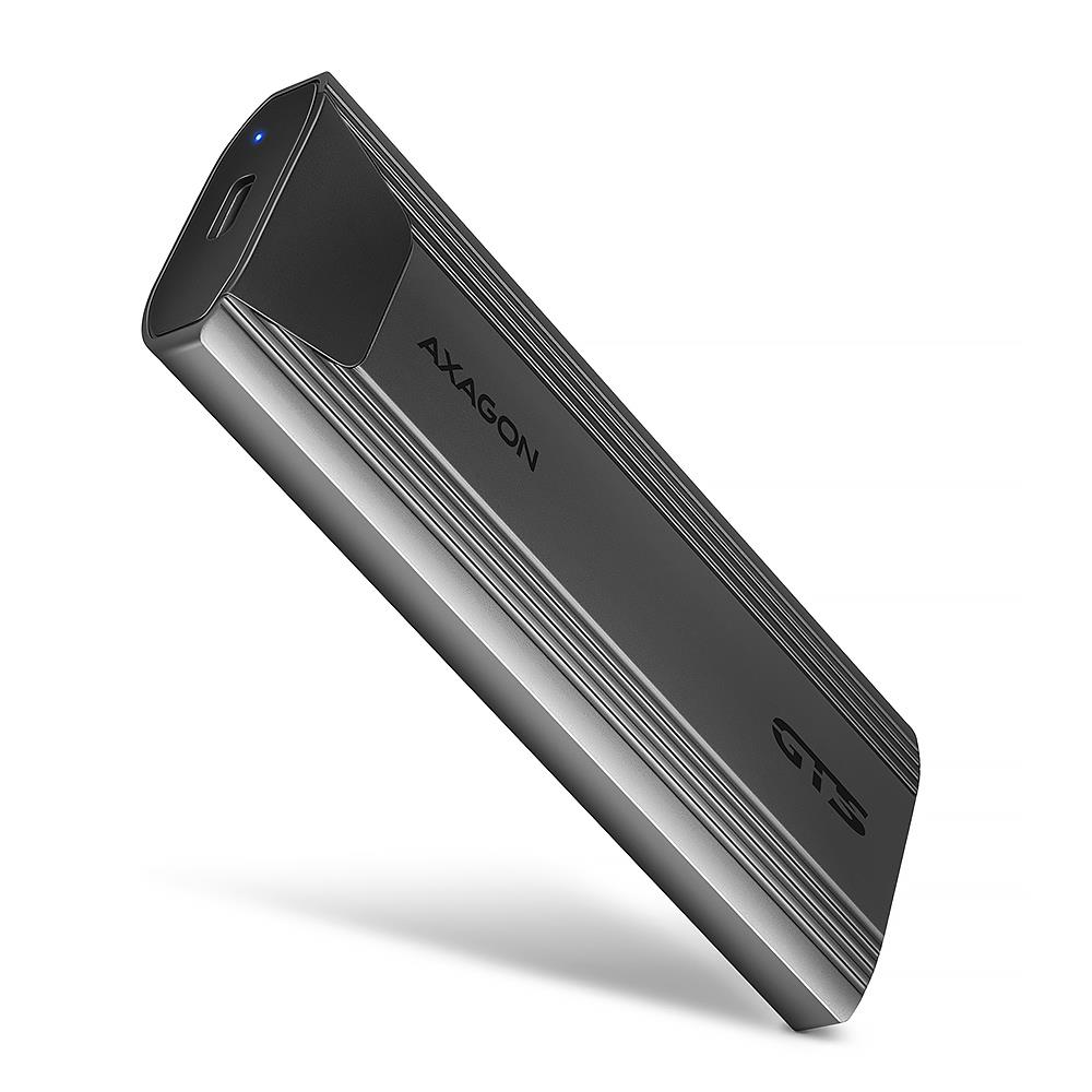 SSD ACC ENCLOSURE M 2 NVME SATA USB-C EEM2-GTS2 AXAGON