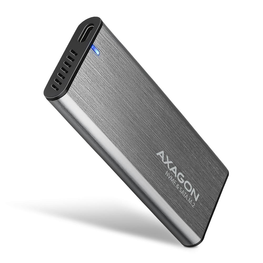 SSD ACC ENCLOSURE M 2 NVME SATA USB-C EEM2-SG2 AXAGON