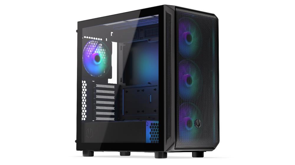 Case ENDORFY Arx 700 ARGB MidiTower Case product features Transparent panel Not included ATX MicroATX MiniITX Colour Black EY2A013