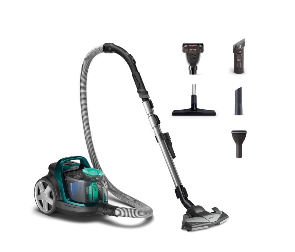 Vacuum Cleaner PHILIPS Bagless 900 Watts Capacity 1 5 l Noise 77 dB Dark Grey Weight 5 3 kg FC9556 09