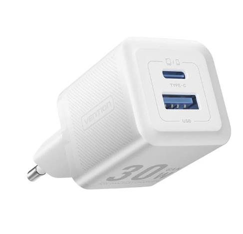 MOBILE CHARGER WALL 30W USB 2P WHITE FEQW0-EU VENTION