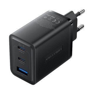 MOBILE CHARGER WALL 65W USB 3P BLACK FERB0-EU VENTION