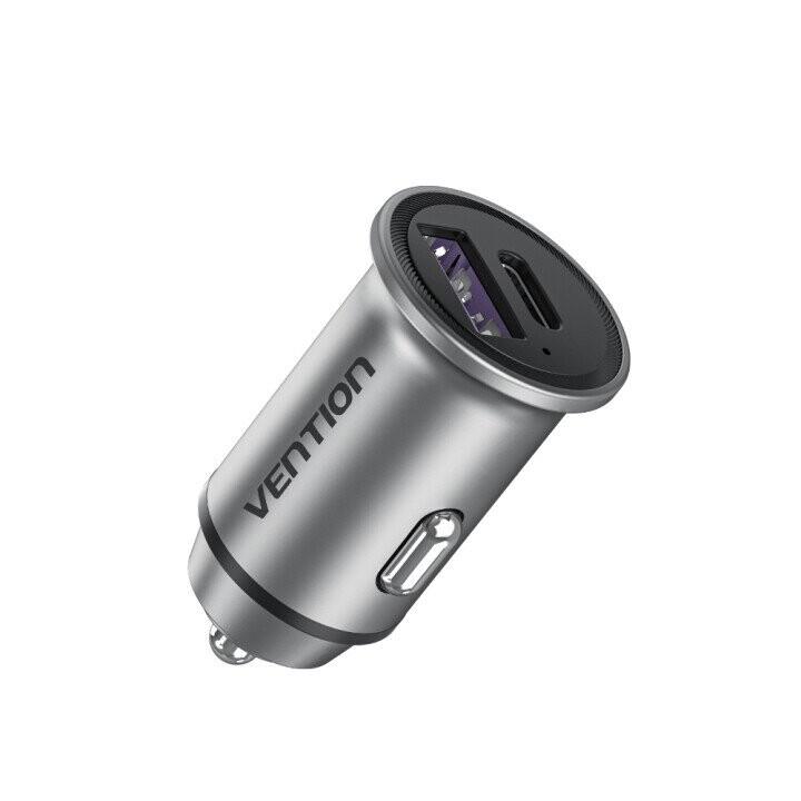 MOBILE CHARGER CAR USB 2P GRAY FFBH0 VENTION