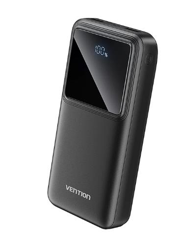 POWER BANK USB 20000MAH 22 5W BLACK FHLB0 VENTION