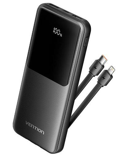 POWER BANK USB 10000MAH 22 5W BLACK FHOB0 VENTION