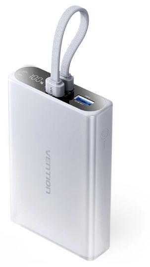 POWER BANK USB 10000MAH 22 5W GRAY FHZM0 VENTION