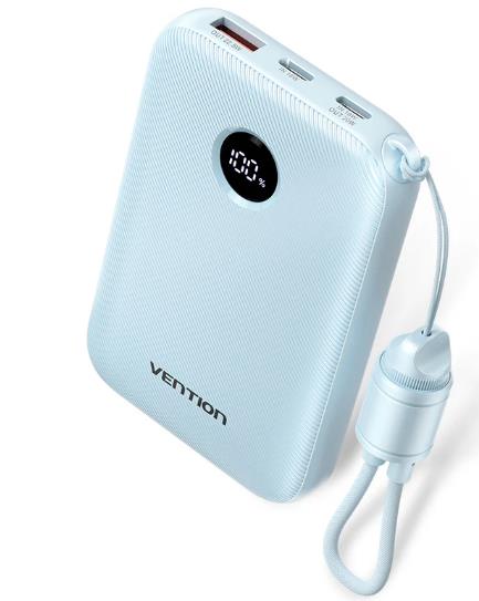 POWER BANK USB 10000MAH 22 5W BLUE FKAL0-C VENTION
