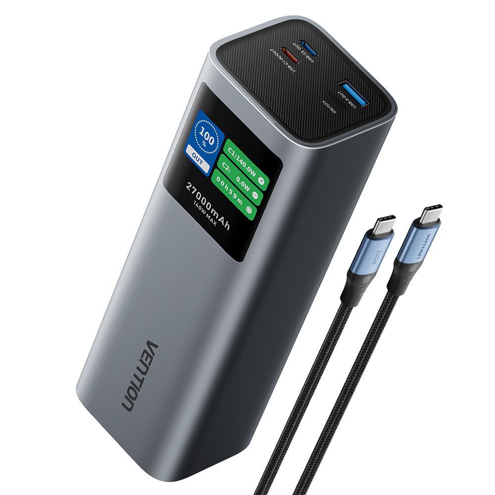 POWER BANK USB 27000MAH 140W FKEH0 VENTION