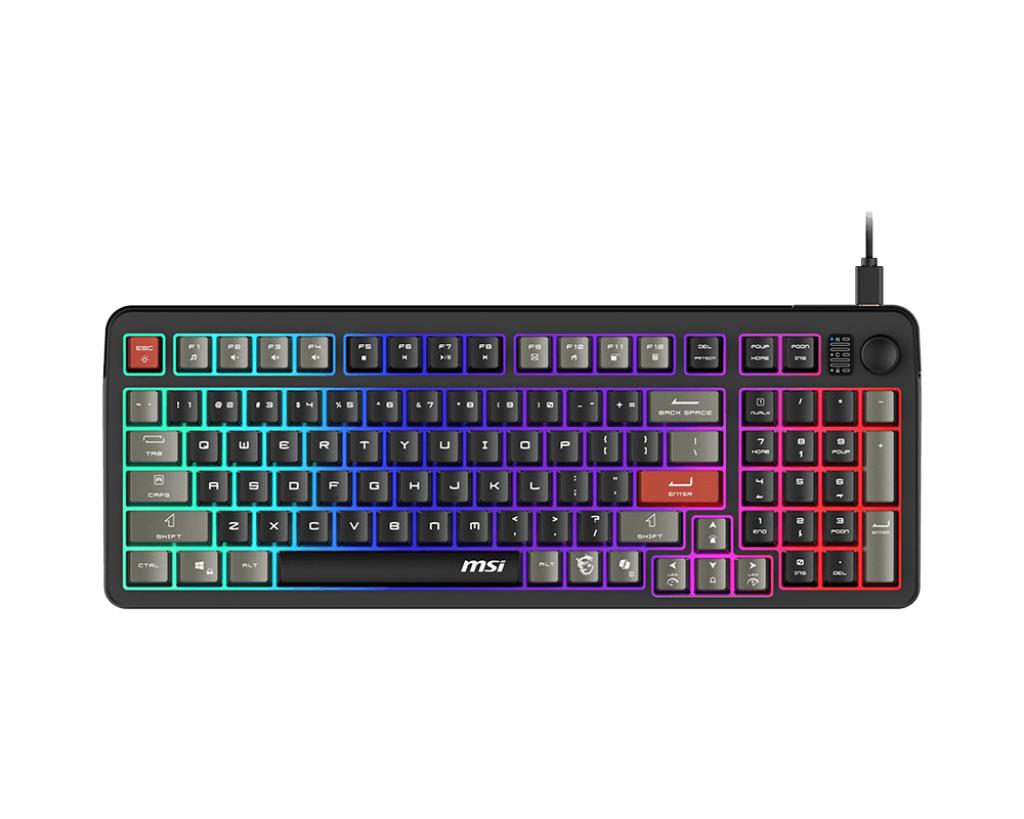 KEYBOARD GAMING BLACK US FORGE GK110 US MSI
