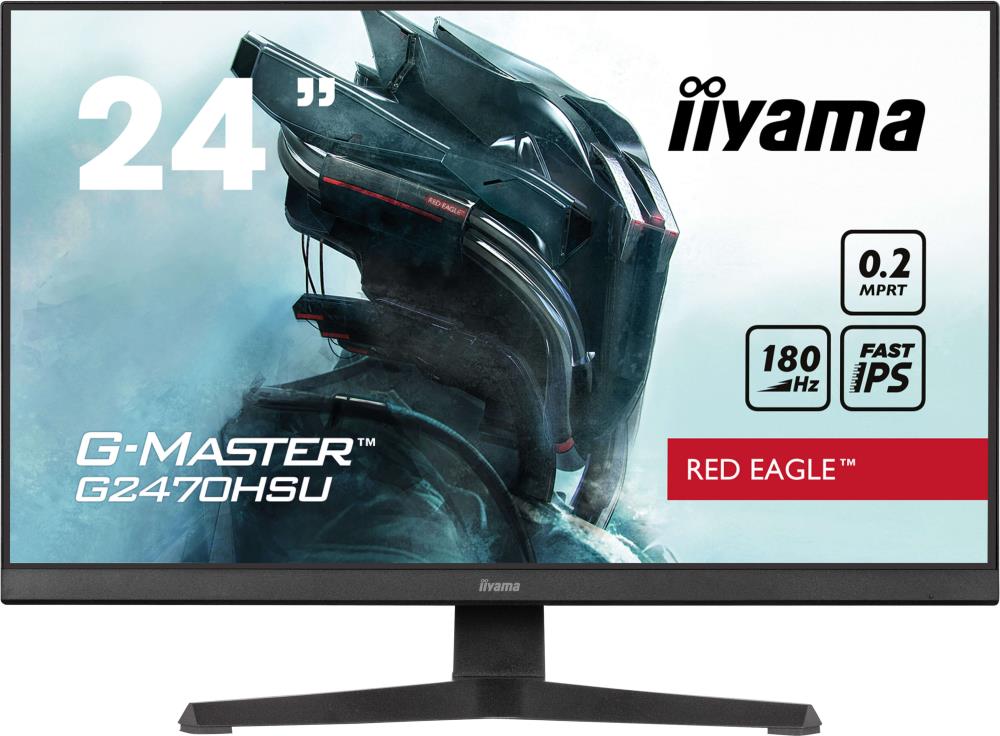 LCD Monitor IIYAMA G2470HSU-B6 24   Panel IPS 1920x1080 16 9 180Hz Matte 0 2 ms Speakers Colour Black G2470HSU-B6