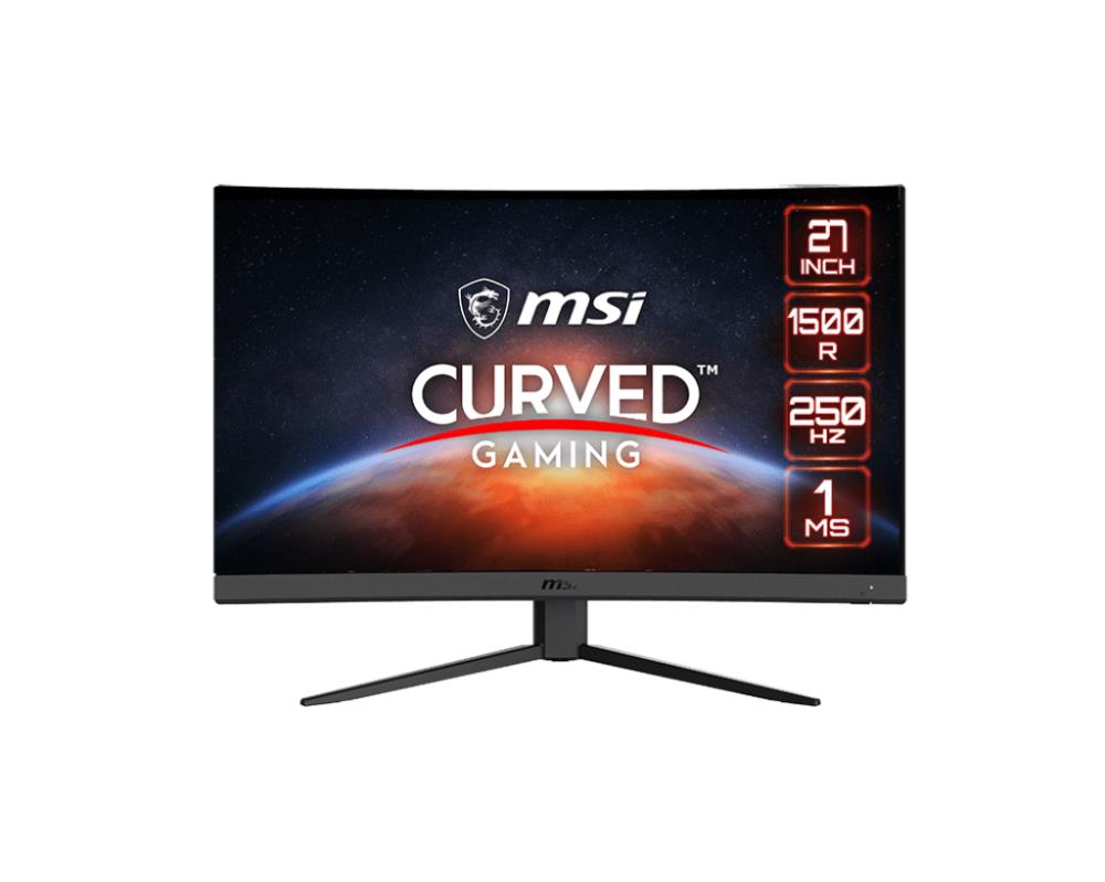LCD Monitor MSI G27C4X 27   Gaming Curved Panel VA 1920x1080 16 9 250 Hz Matte 1 ms Tilt Colour Black G27C4X